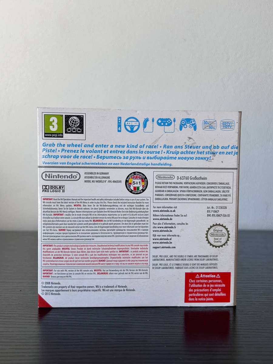 Nintendo Wii Mario Kart - Physical Disk