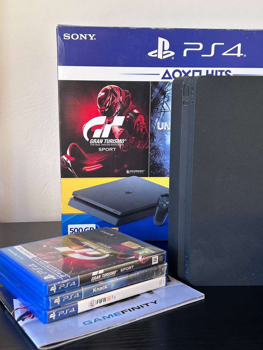 Immaculate Sony PlayStation 4 (PS4) Slim 500GB Bundle | Boxed + 3 Games