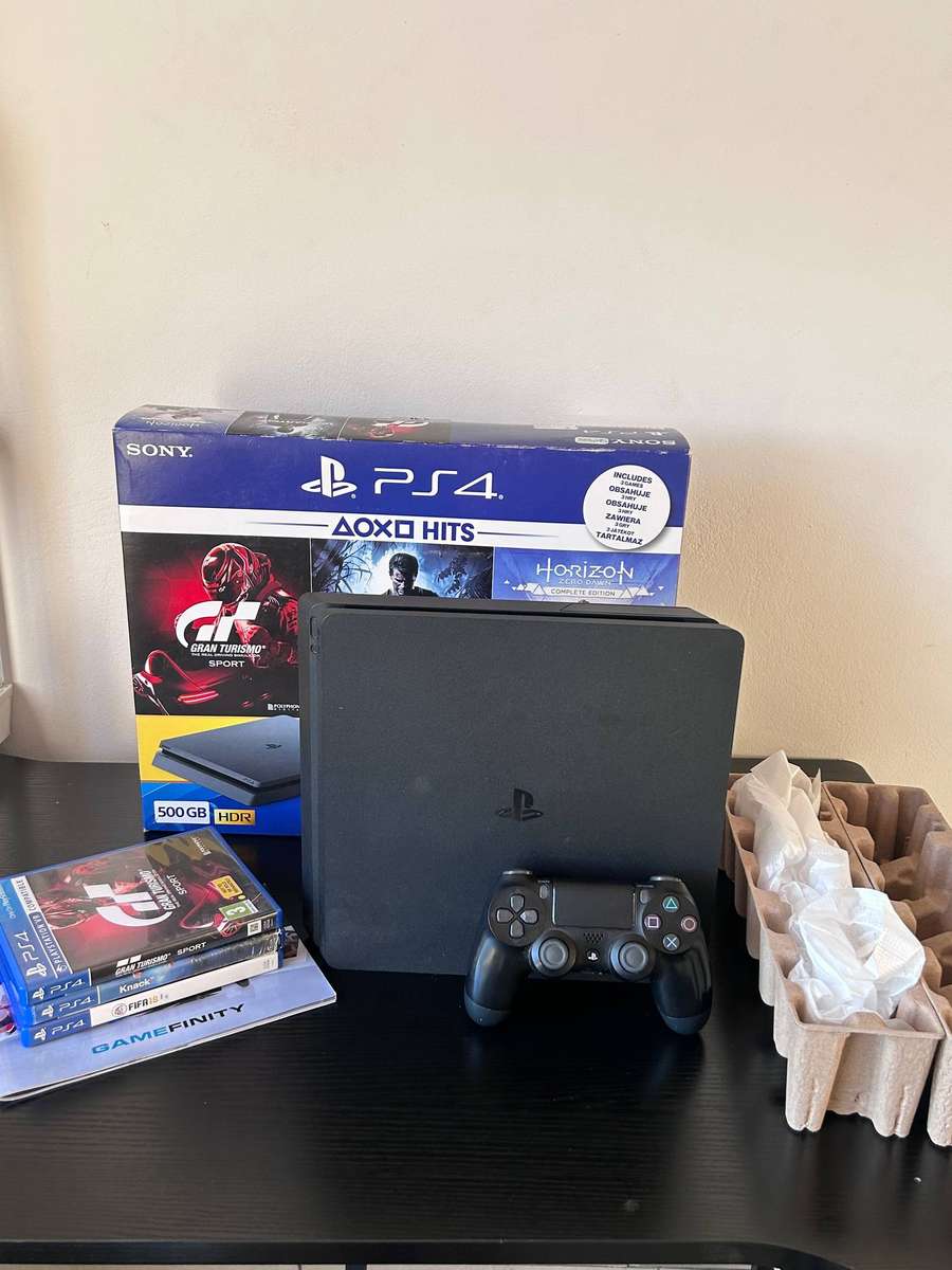 Immaculate Sony PlayStation 4 (PS4) Slim 500GB Bundle | Boxed + 3 Games