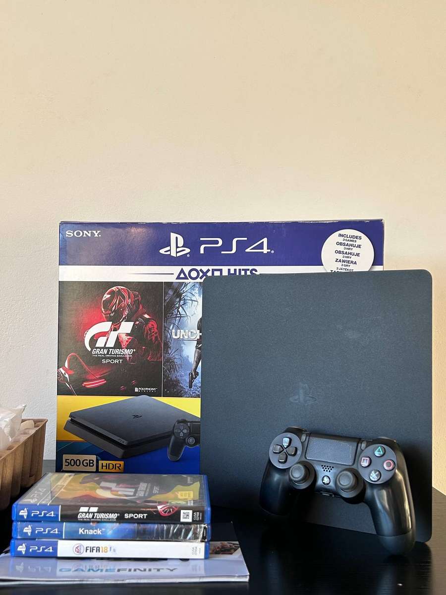 Immaculate Sony PlayStation 4 (PS4) Slim 500GB Bundle | Boxed + 3 Games