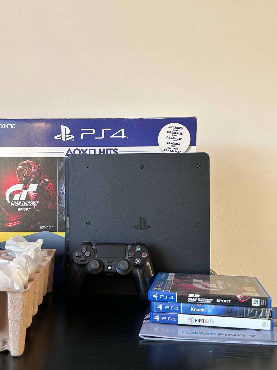Immaculate Sony PlayStation 4 (PS4) Slim 500GB Bundle | Boxed + 3 Games