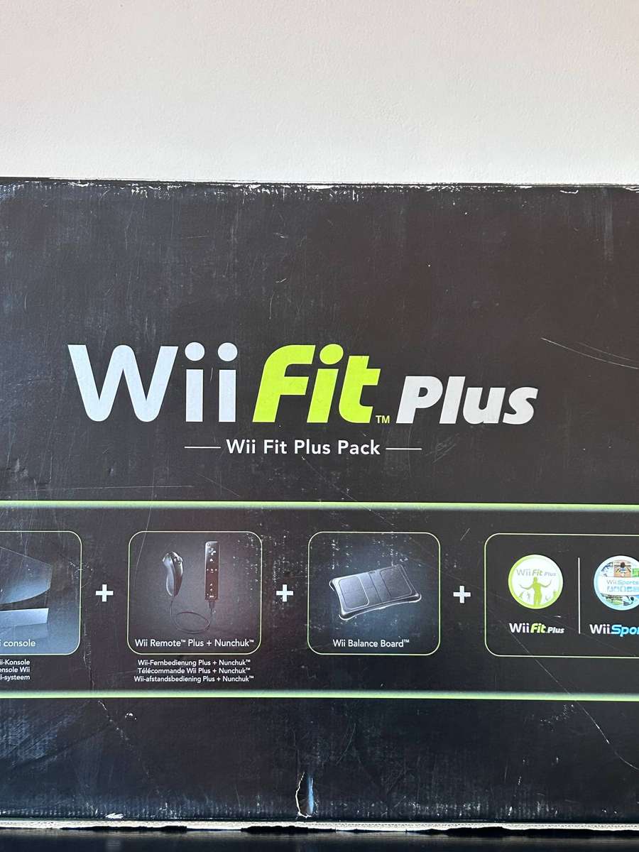 Nintendo Wii Fit Plus Pack Bundle | Black Edition | Boxed + Balance Board