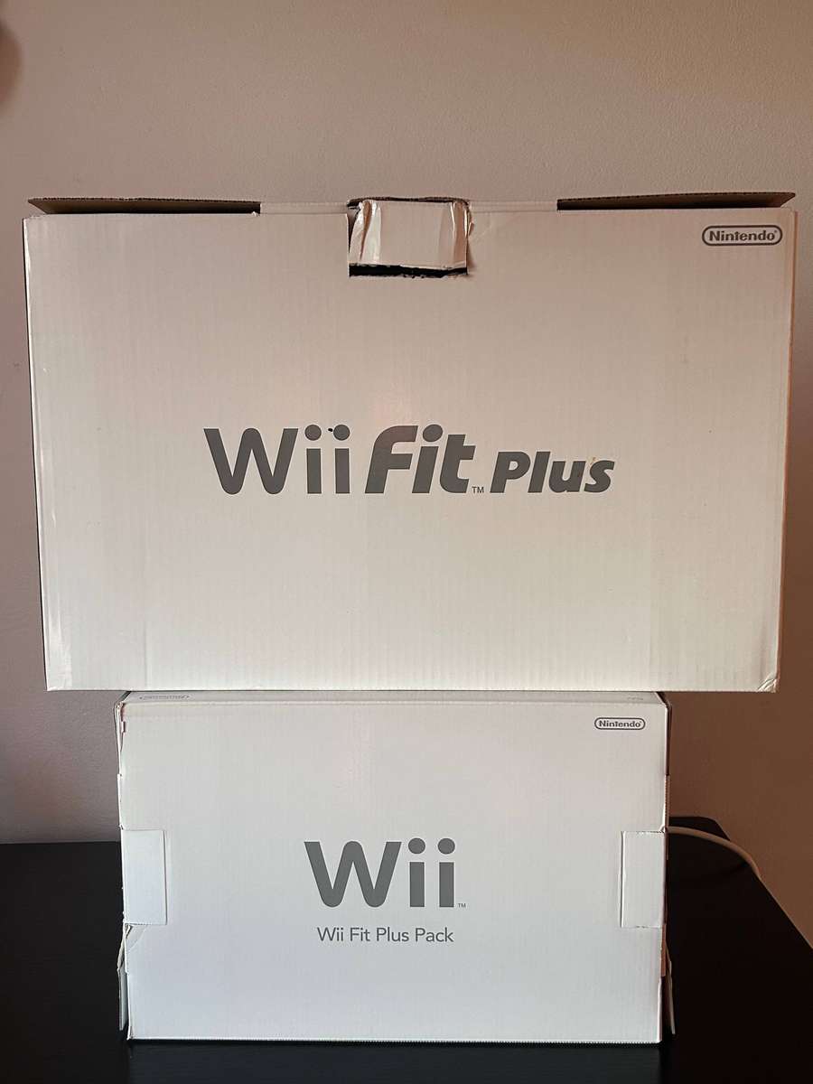 Nintendo Wii Fit Plus Pack Bundle | Black Edition | Boxed + Balance Board