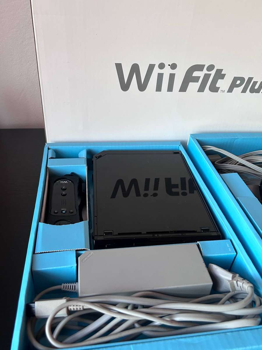 Nintendo Wii Fit Plus Pack Bundle | Black Edition | Boxed + Balance Board