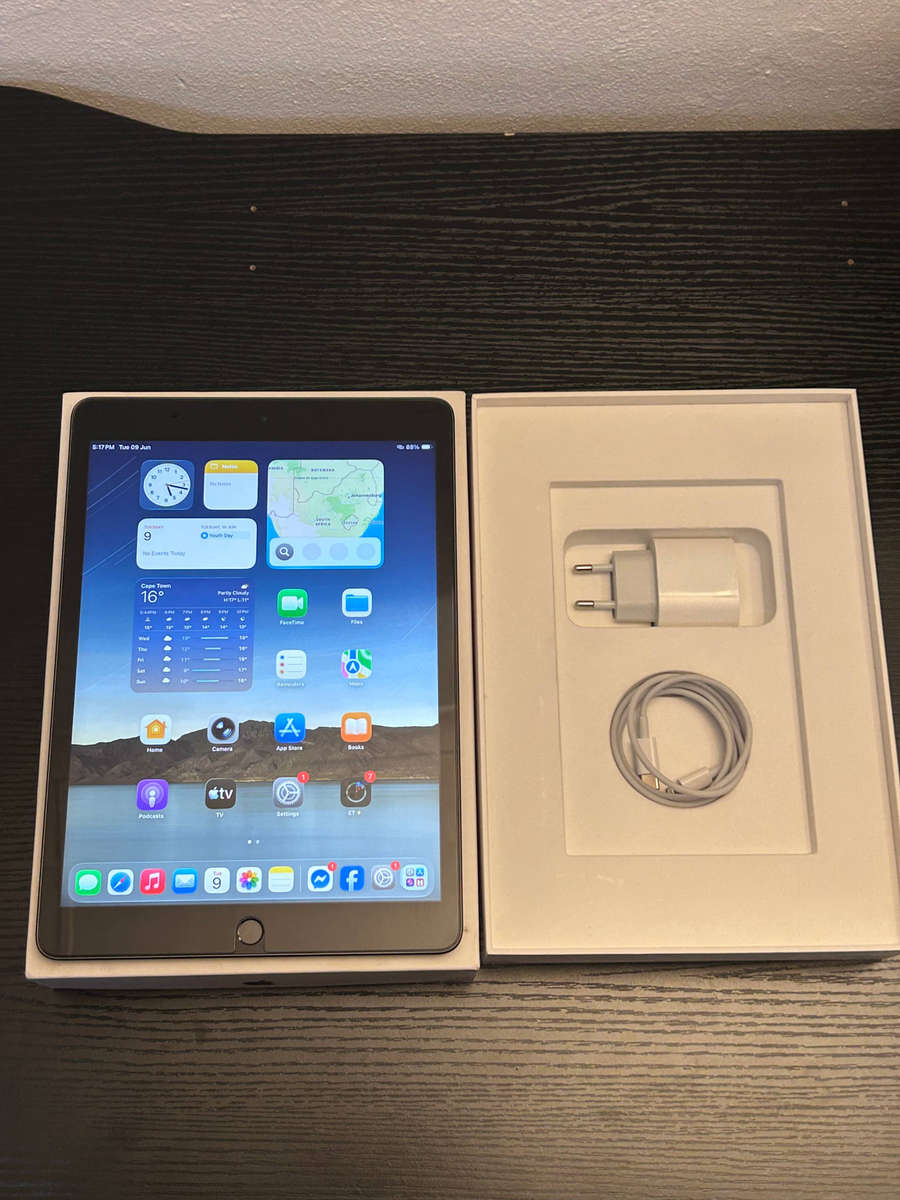 Apple iPad 9th Generation 64GB Wi-Fi (Space Grey) - Boxed with Original Accessories