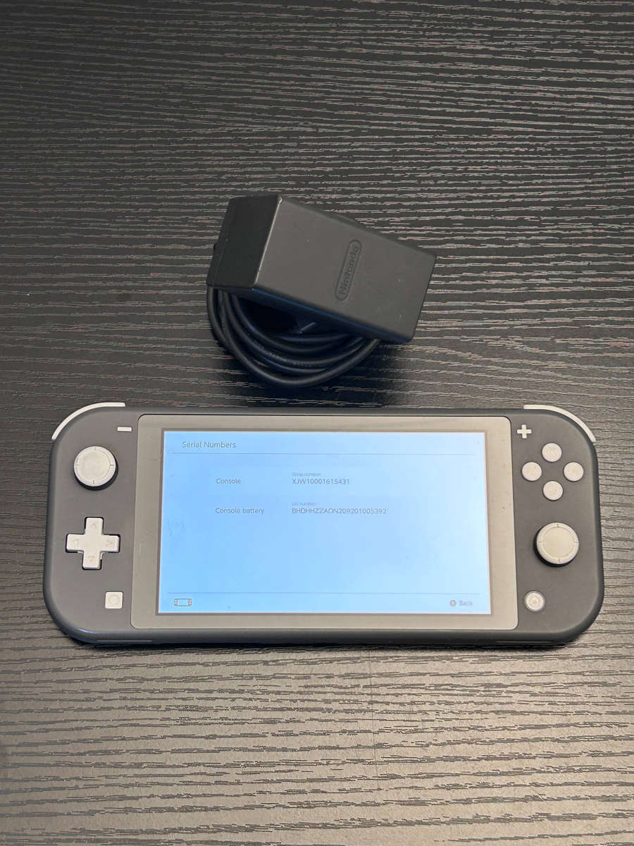 Nintendo Switch Lite 32GB Handheld Console - With Original AC Adapter