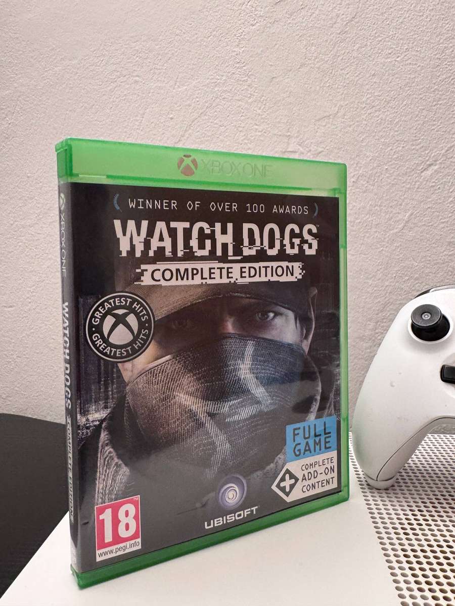 Xbox One S 500GB Console Bundle | White | Controller | Watch Dogs Complete Edition