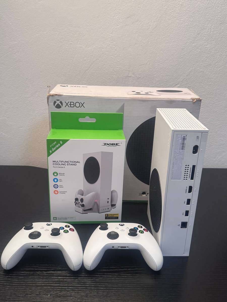 Microsoft Xbox Series S 512GB - White - Two Controllers, Cooling Stand & Box