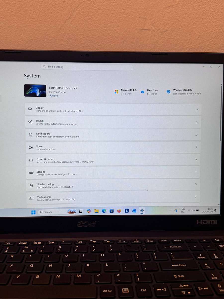 Acer Extensa 15 15.6" Laptop (Intel Core i3-1115G4 / 16GB RAM / 512GB SSD / Win 11)