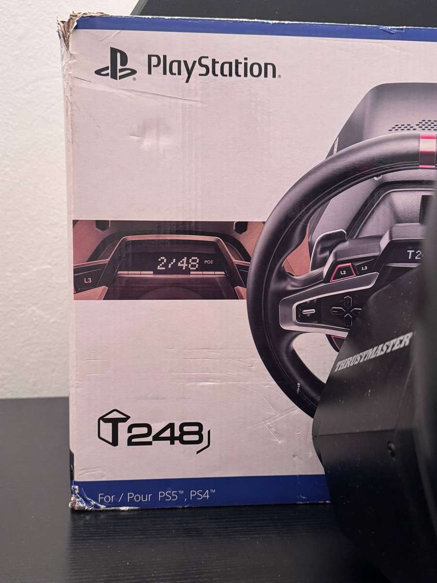 Thrustmaster T248 Force Feedback Racing Wheel & T3PM Pedals for PS5, PS4 & PC - Boxed
