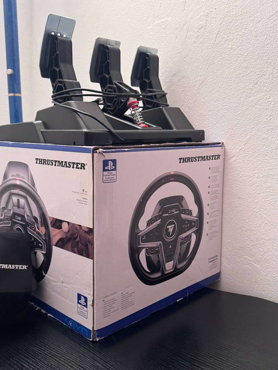 Thrustmaster T248 Force Feedback Racing Wheel & T3PM Pedals for PS5, PS4 & PC - Boxed