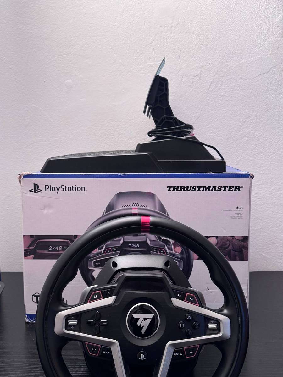 Thrustmaster T248 Force Feedback Racing Wheel & T3PM Pedals for PS5, PS4 & PC - Boxed