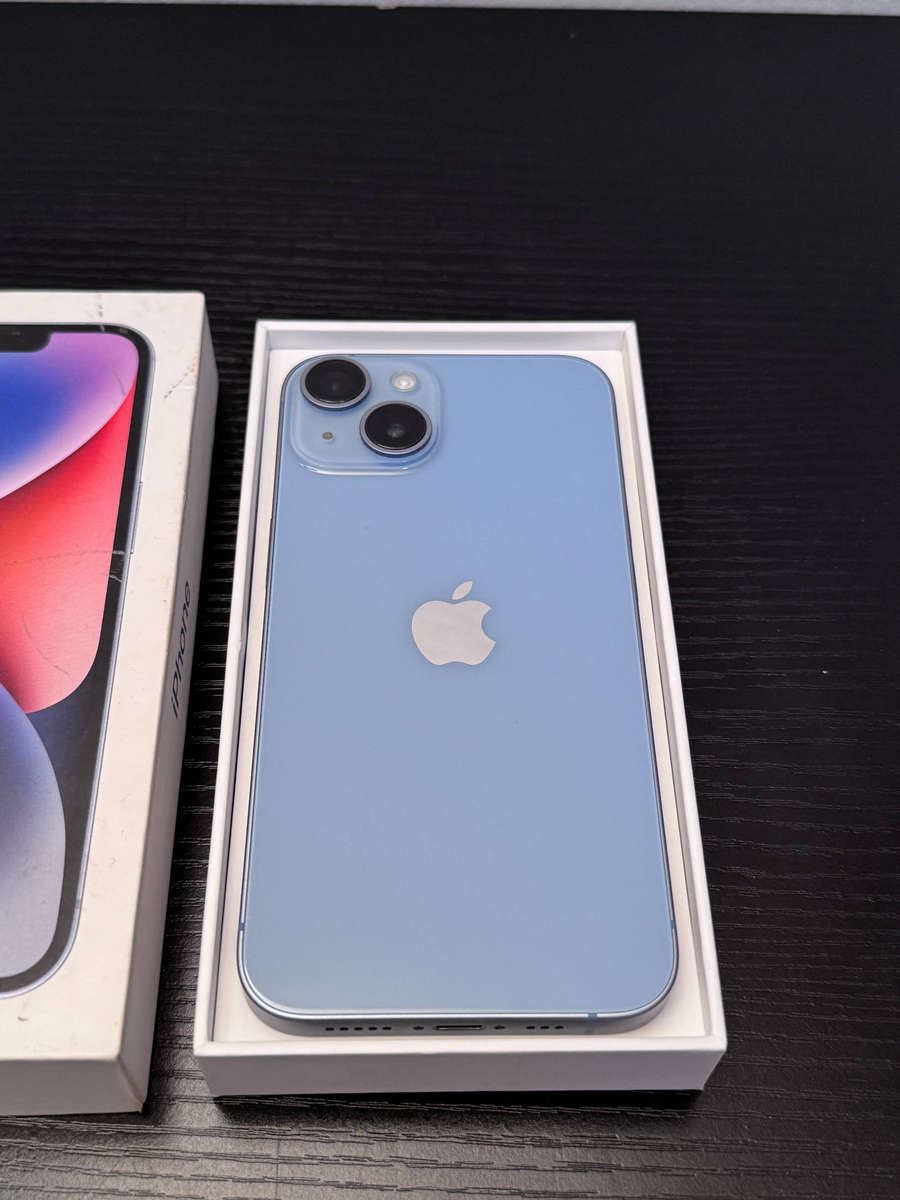 Apple iPhone 14 128GB - Blue - Boxed (86% Battery Health)