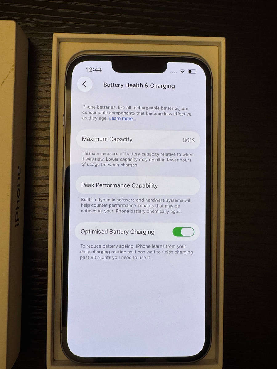 Apple iPhone 14 128GB - Blue - Boxed (86% Battery Health)