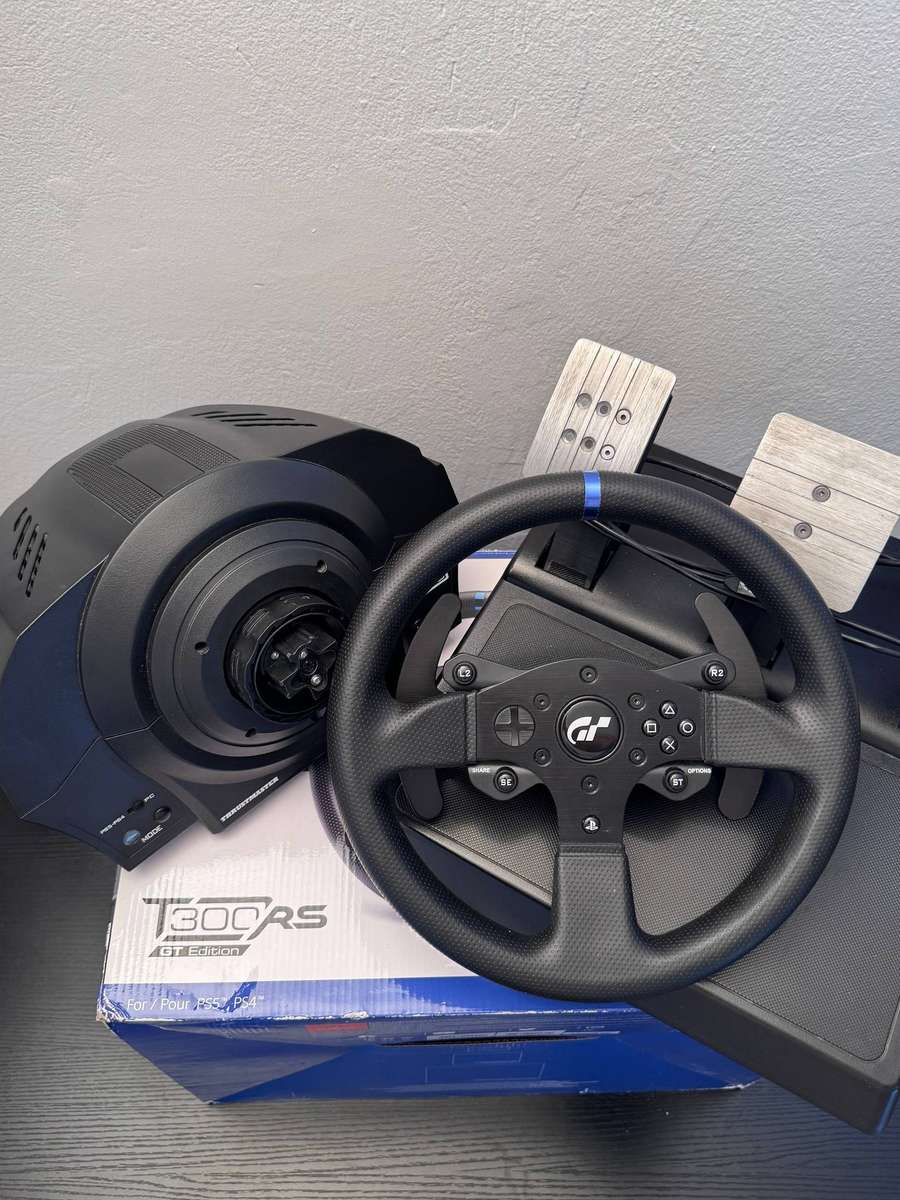 Thrustmaster T300 RS GT Edition Racing Wheel & T3PA 3-Pedal Set (PS5/PS4/PC) + Box