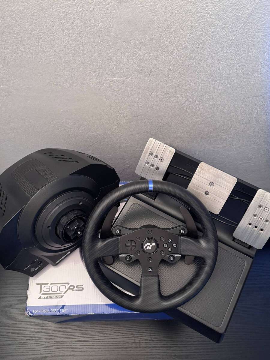 Thrustmaster T300 RS GT Edition Racing Wheel & T3PA 3-Pedal Set (PS5/PS4/PC) + Box