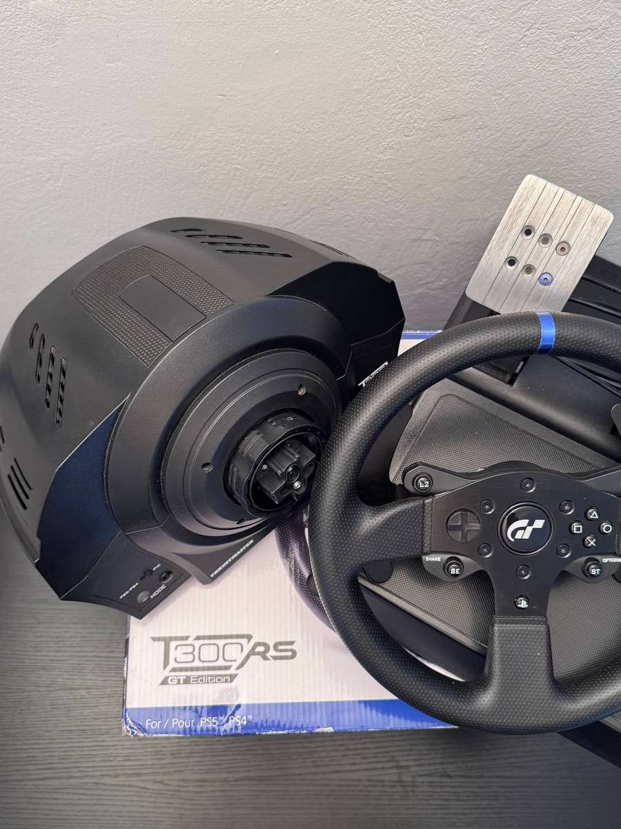 Thrustmaster T300 RS GT Edition Racing Wheel & T3PA 3-Pedal Set (PS5/PS4/PC) + Box