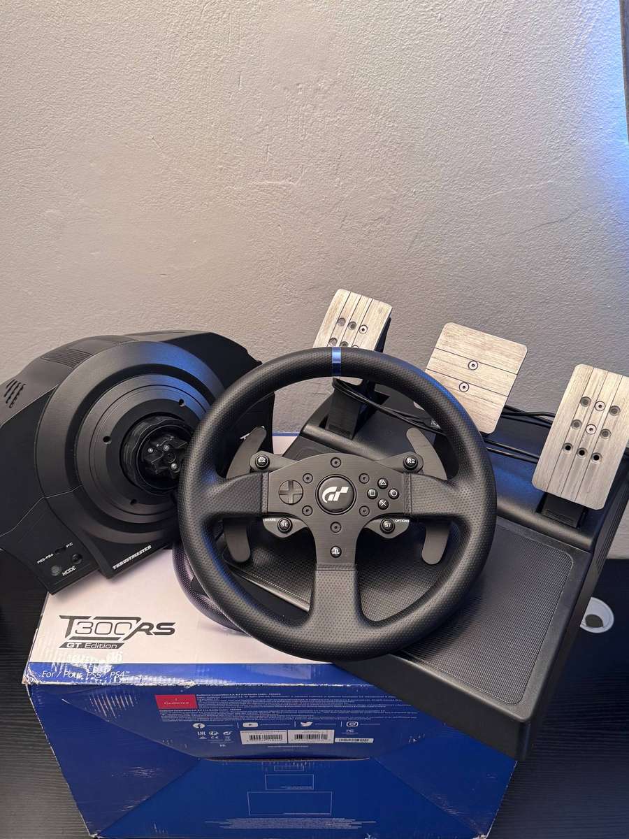 Thrustmaster T300 RS GT Edition Racing Wheel & T3PA 3-Pedal Set (PS5/PS4/PC) + Box