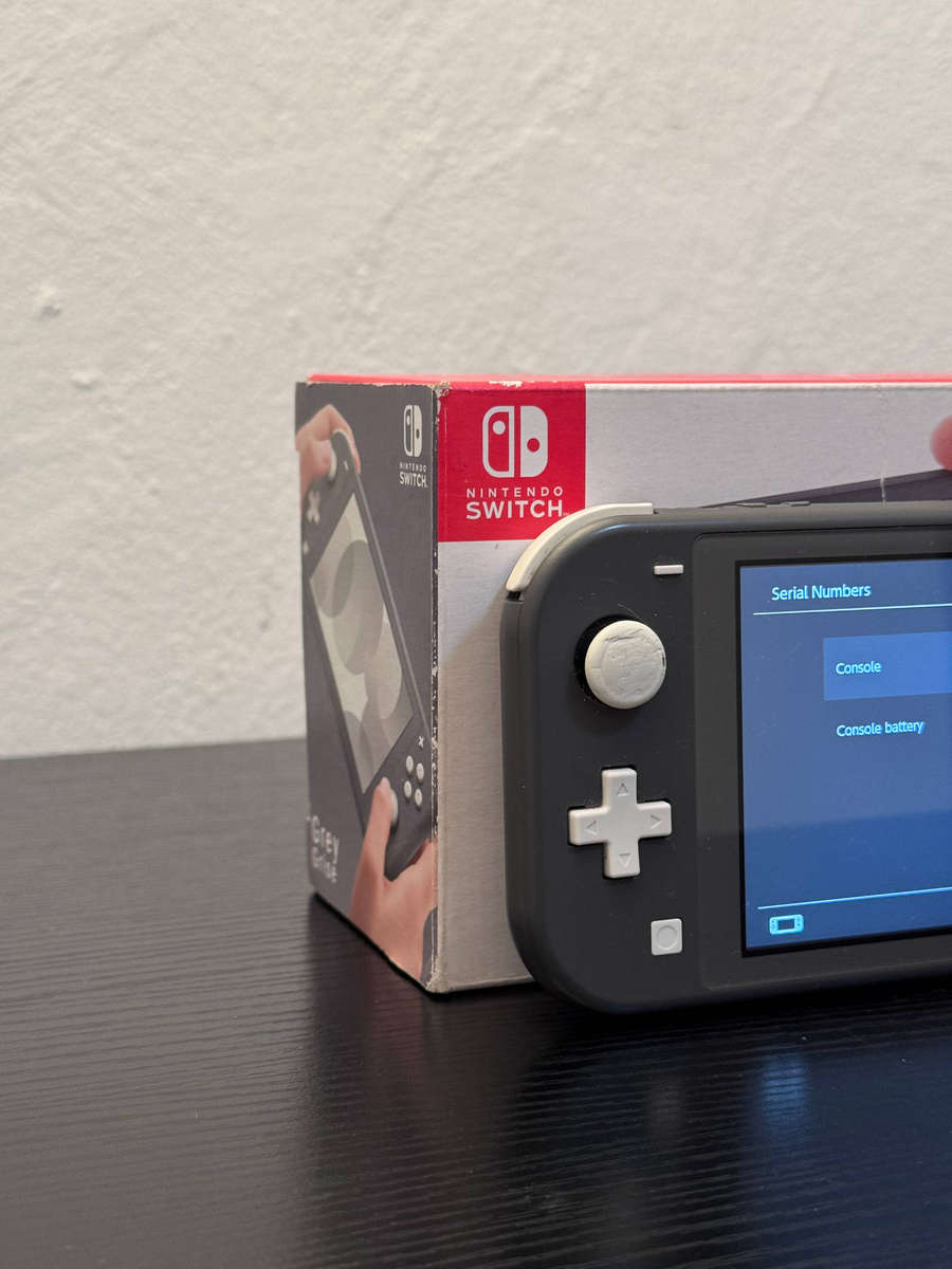 Nintendo Switch Lite 32GB Handheld Console (Grey) + 64GB MicroSD Card & Box