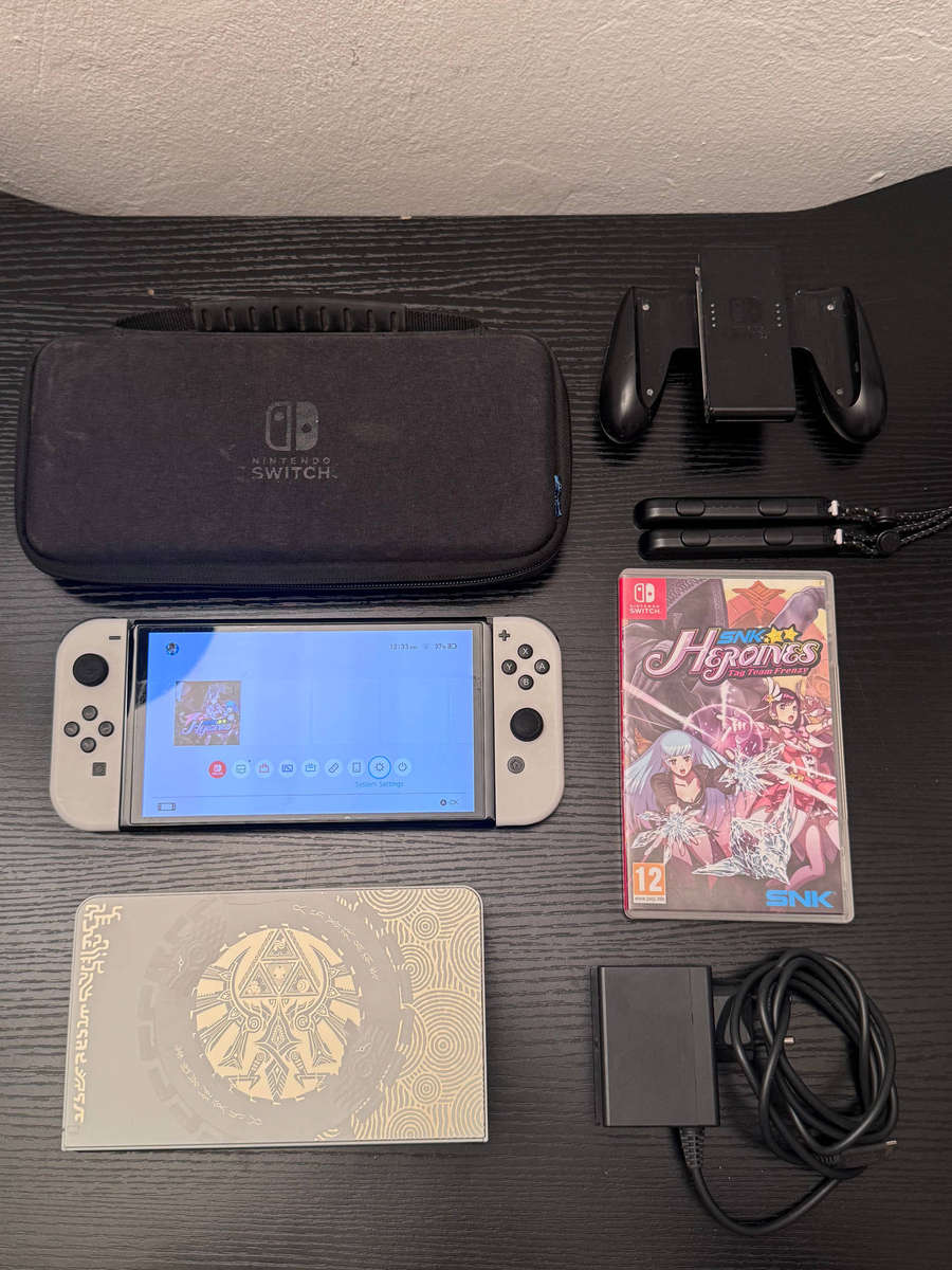 Limited Edition Nintendo Switch OLED Console - White (Tears of the Kingdom Edition Back Shell)