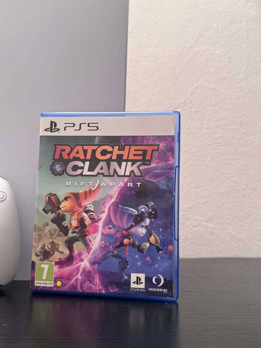PlayStation 5 Console Disc Edition - White -DualSense Controller - Rocket Clank PS5