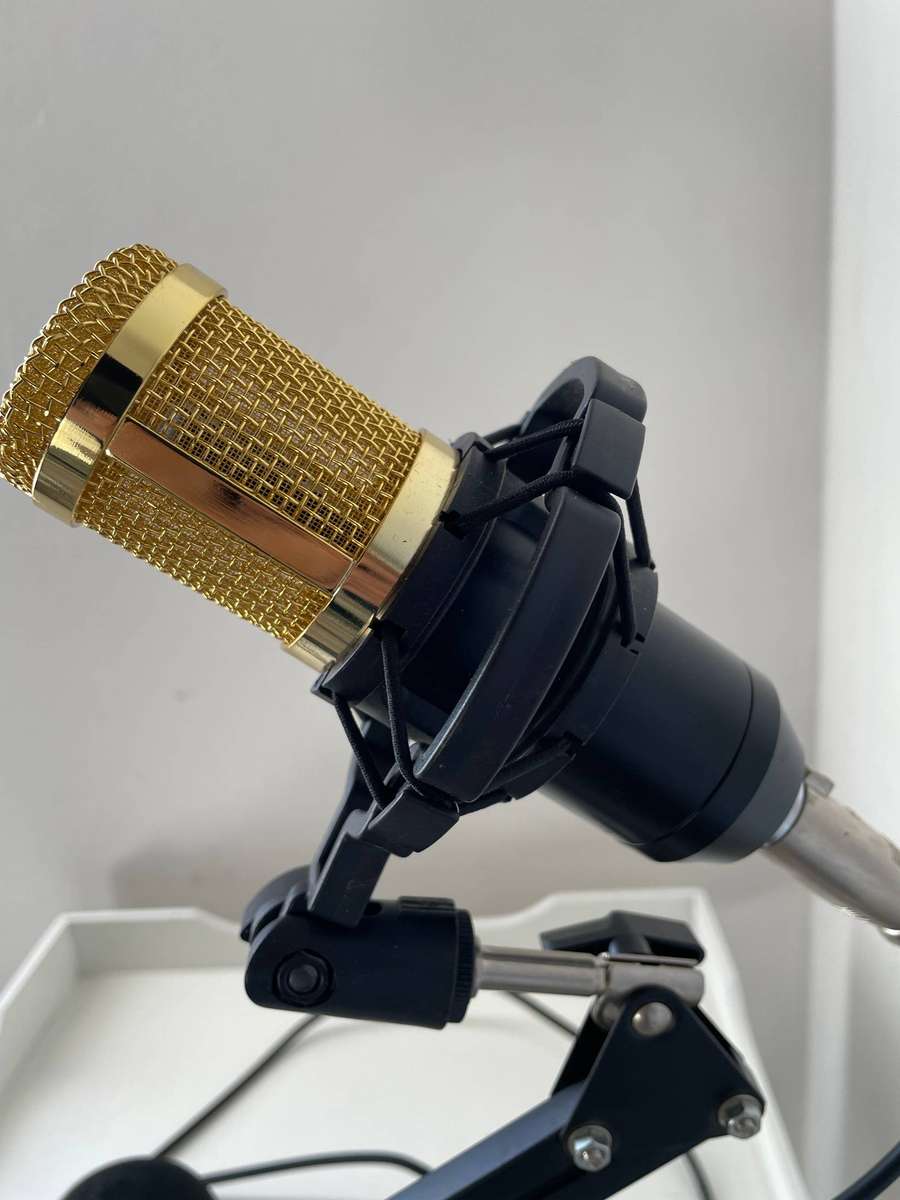 Gaming/Content Microphone With Mount