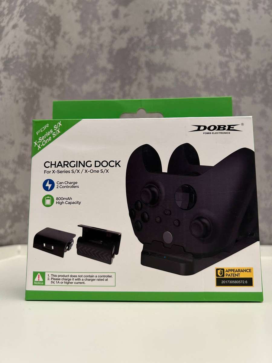 Xbox Series S/X & Xbox One Dual Controller Charging Dock  2 × 800mAh Rechargeable Battery Packs