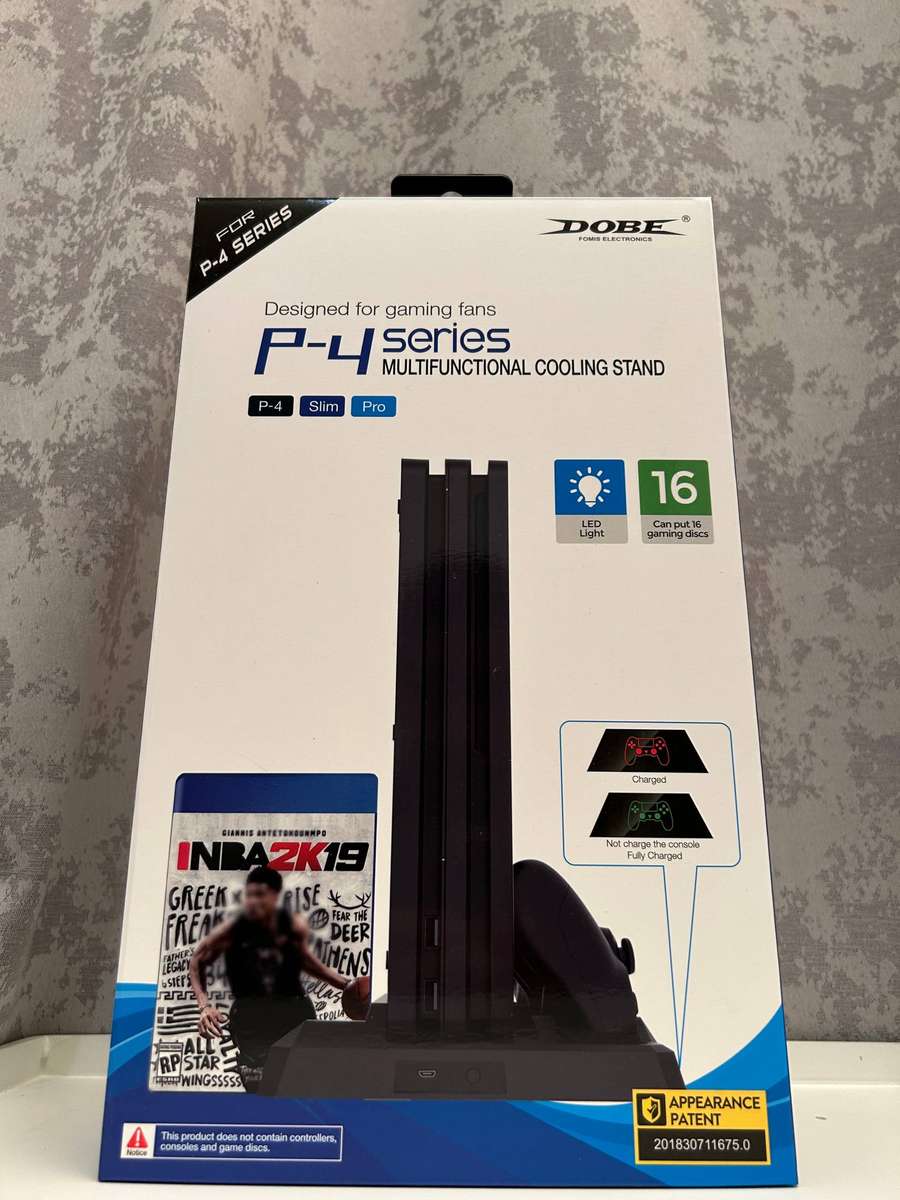 PlayStation 4  Multifunctional Cooling Stand  PS4 / Slim / Pro  Dual Controller Charger