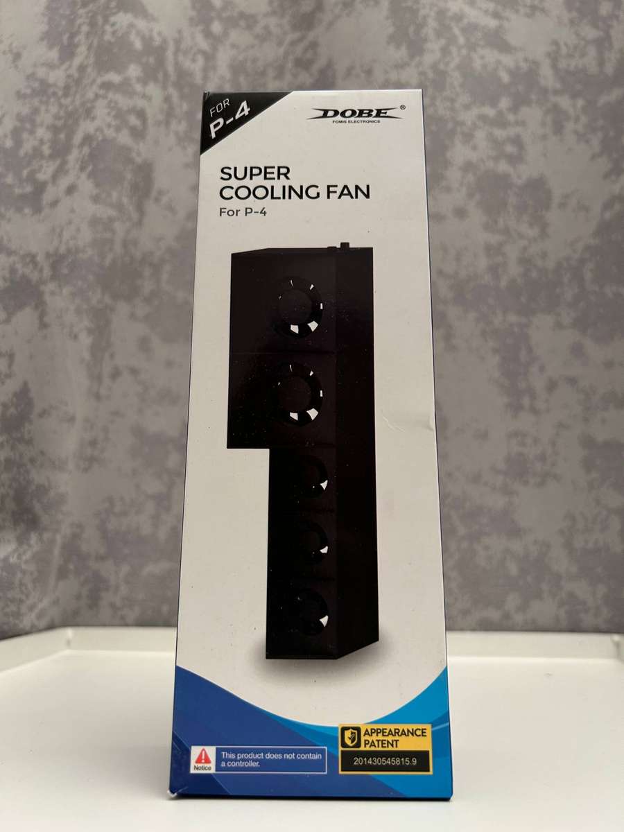 PlayStation 4 Super Cooling Fan  DOBE  5 Fan Turbo Cooler  Auto/Manual Switch