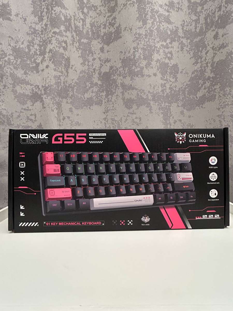 Onikuma G55 Compact RGB Mechanical Gaming Keyboard