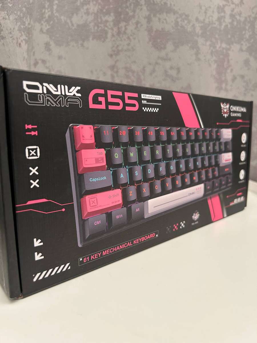Onikuma G55 Compact RGB Mechanical Gaming Keyboard