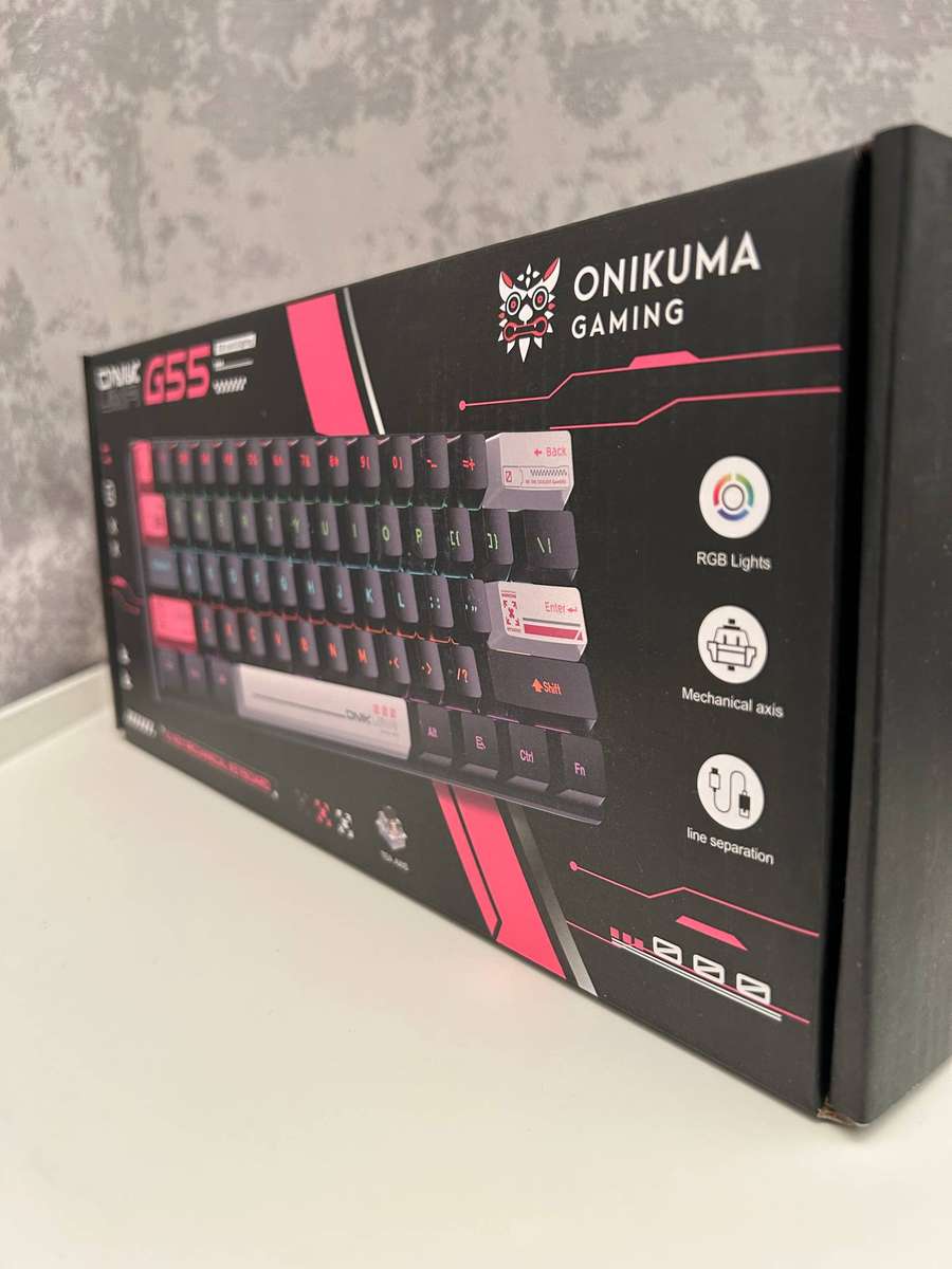 Onikuma G55 Compact RGB Mechanical Gaming Keyboard