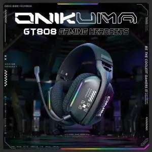ONIKUMA GT808 Three-Mode Wireless Gaming Headset  Black