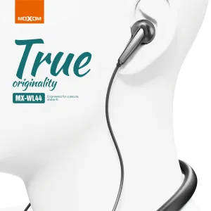 Moxom Max Neckband Wireless Headset MX-WL44 - Deep Bass, 400mAh Battery