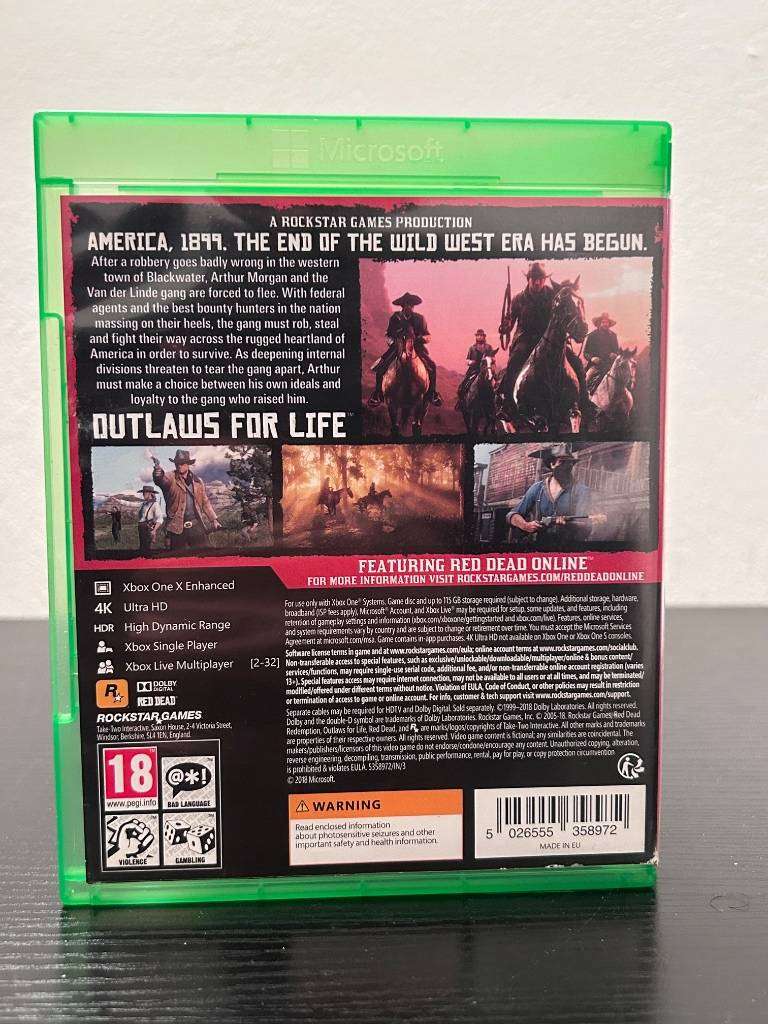 Xbox One - Red Dead Redemption II (2-Disc Edition) - Includes Map