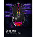 Onikuma CW902 Professional Gaming Mouse - Dynamic RGB & Adjustable DPI