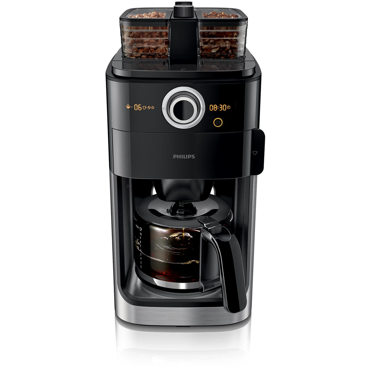 Philips Grind & Brew Coffee Maker HD7762/00 - Integrated Grinder (1.2L)