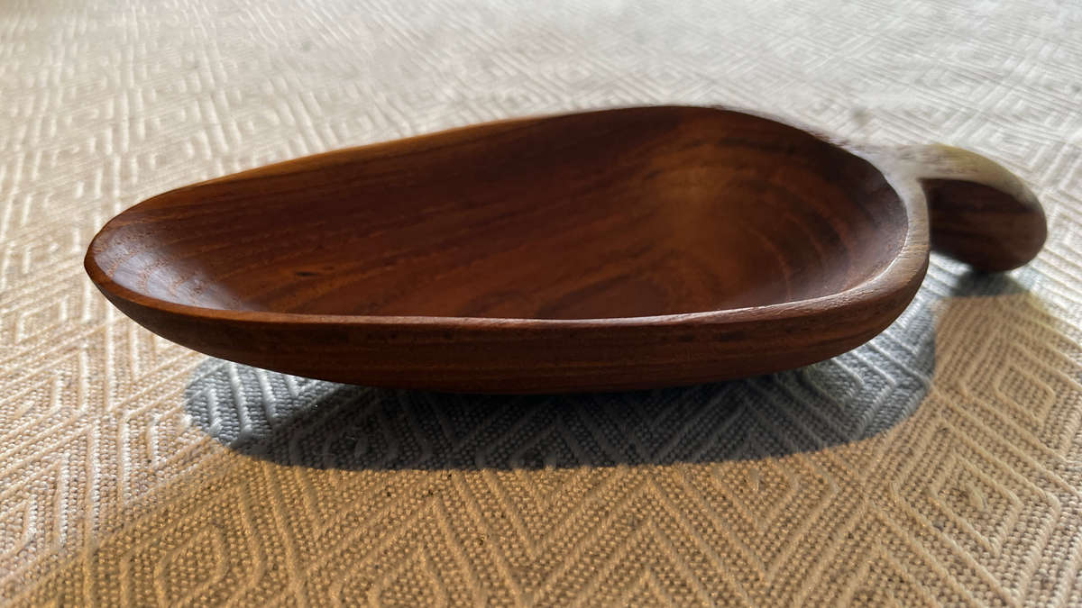 Teak Flour Scoop Large