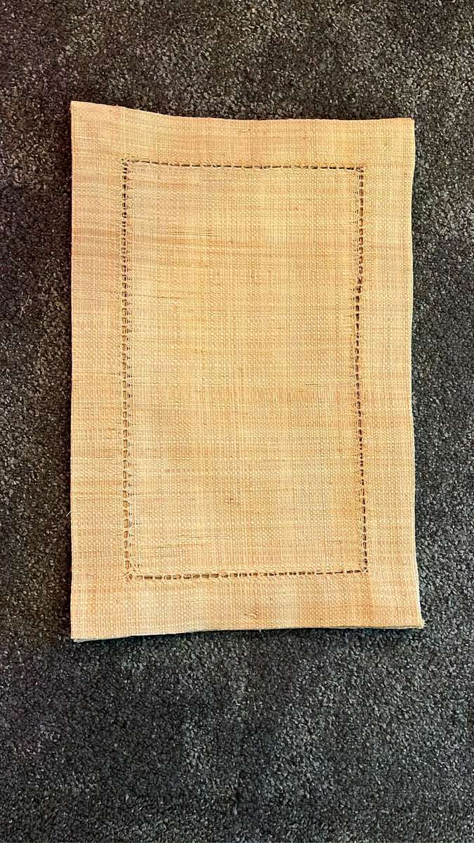 Natural Raffia Rectangular Placemat