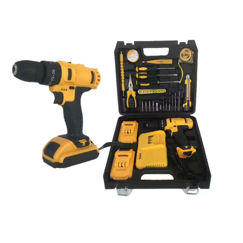 34 Piece Electric Cordless Drill Set