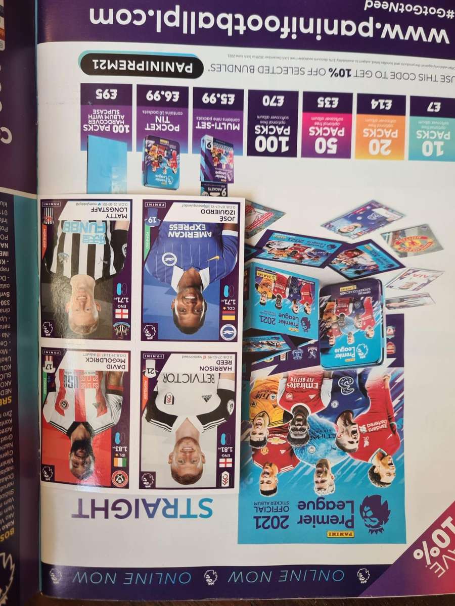 2021 Panini Premier League sticker album