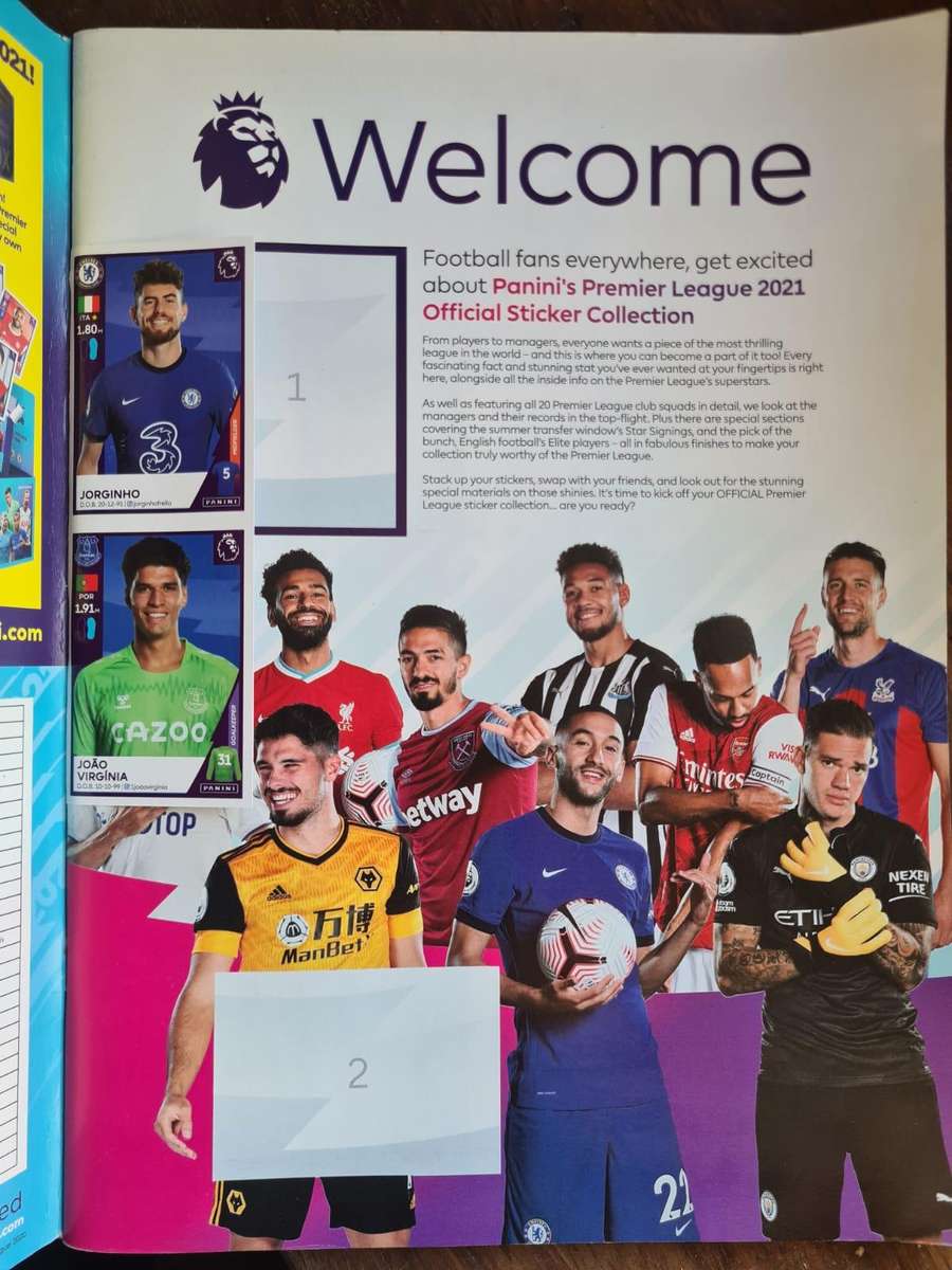 2021 Panini Premier League sticker album
