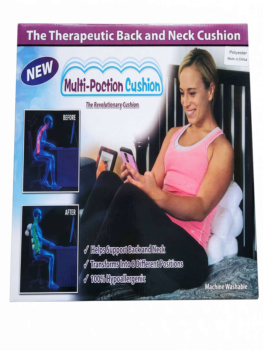 Therapeutic Back and Neck Cushion (Multi-Position Cushion)
