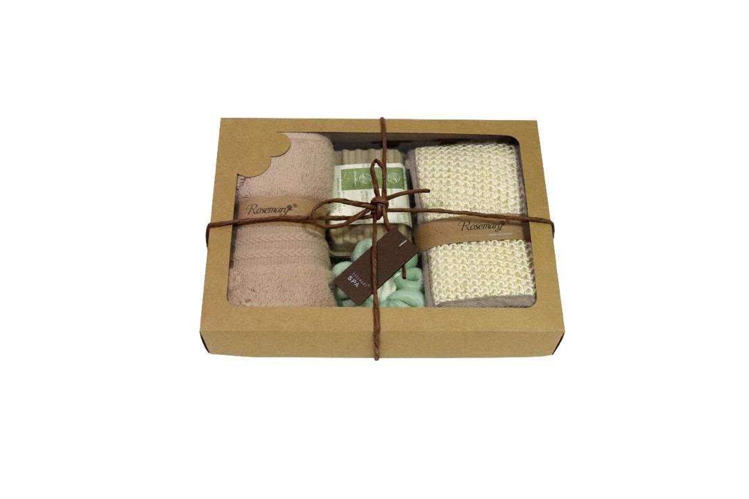 Spa Gift Set Luxurious 4-Piece Rosemary