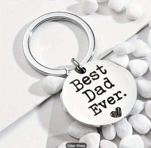 Best Dad Ever" Keyring