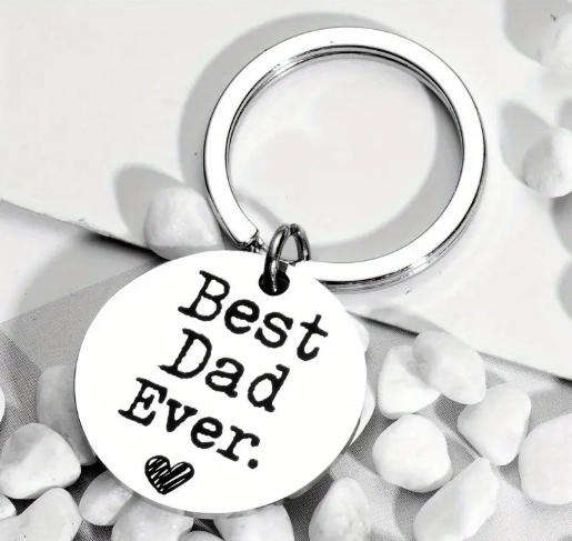 Best Dad Ever" Keyring