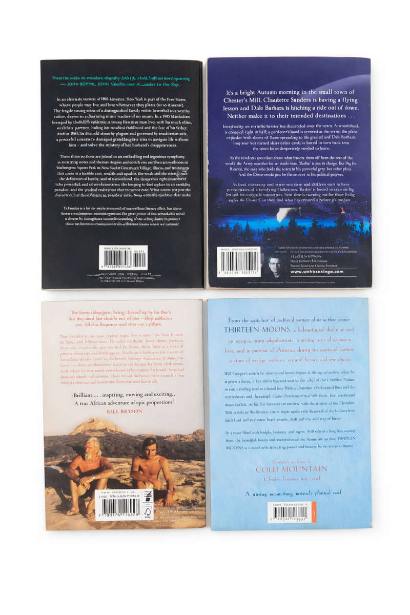 Premium Multi-Genre Preloved Book Combo (4 Softcover Novels)