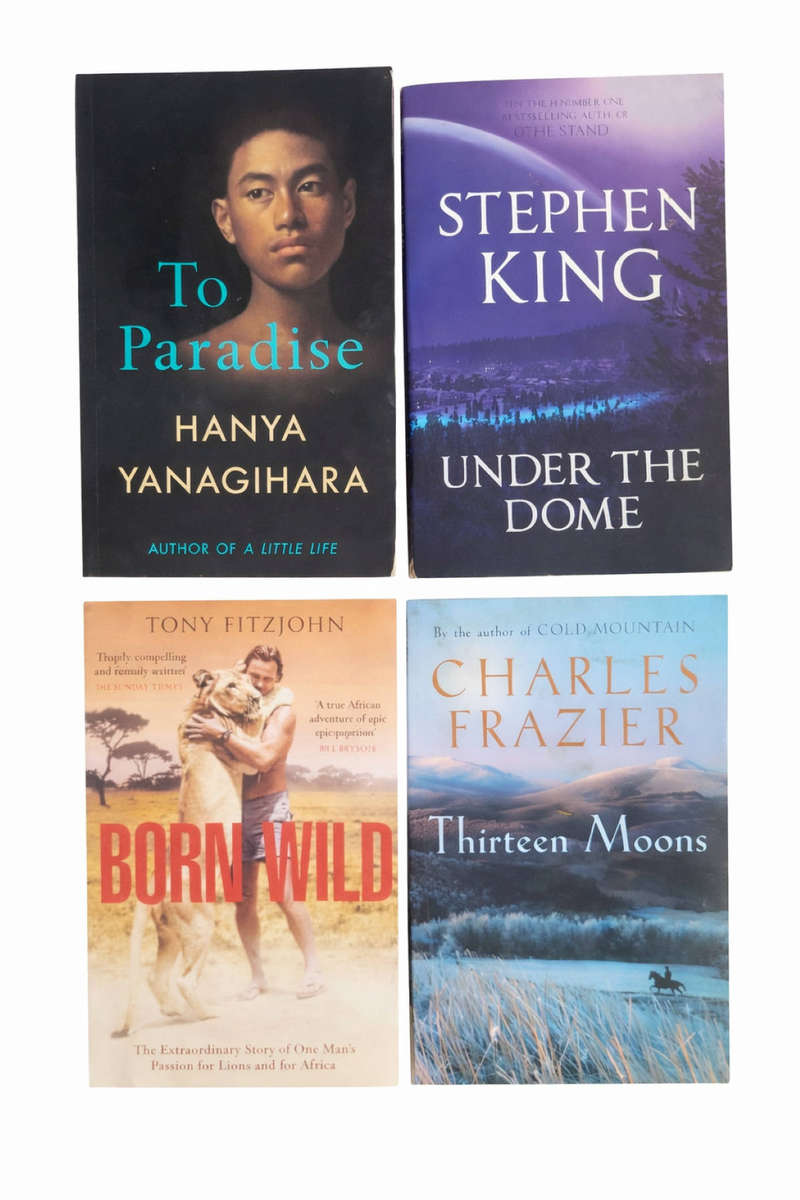 Premium Multi-Genre Preloved Book Combo (4 Softcover Novels)