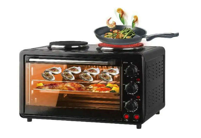 Digimark 3100W (LT33) 32 L Electric Oven with 2 Solid Hot Plates Today!