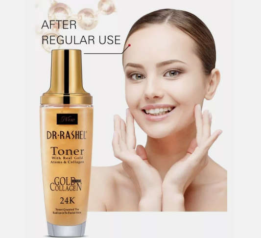 Dr. Rashel face skin 24K Gold Collagen Facial Toner 120ml Hydrating Cleanser Original
